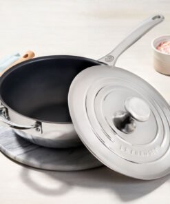 Nonstick Stainless Steel Saucier Pan
